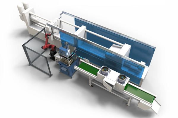 六關節機器人應用于壓軸行業